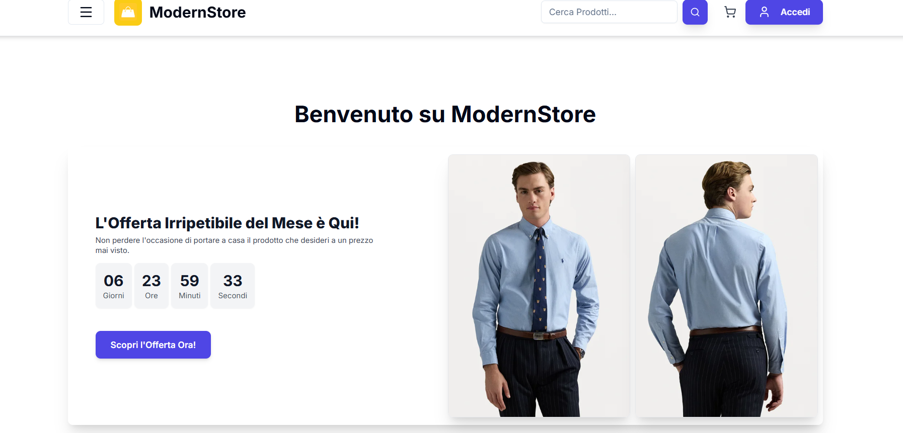 ModernStore E-commerce